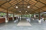 13 Dining Hall - rustic Stone flooring with inlay