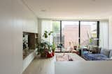 Family room adjacent to kitchen, photo by Jenna Wakani