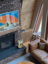 From the mezzanine, looking down at the owner's telecaster