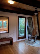 Some furniture pieces were passed down through generations and sit comfortable in the new bedroom