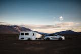 With a dry weight starting at only 1,800 lbs, a midsize hybrid SUV can tow it effortlessly.