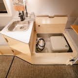 Convertible shower and toilet designed to maximize space usage 05