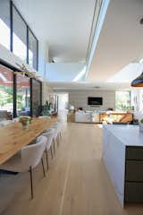 Kitchen and Dining looking towards Living