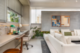 4. Section Image 3: An office nook within a multifunctional living space.
