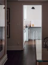Entry hall with view to kitchen