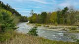 Neversink river travelling past the house for miles