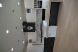 Glamorous, high-contrast kitchen