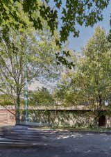 The project merges with the site's vegetation and natural surroundings.