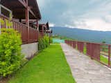 Early morning view of Koranga's Wood Villas offering magnificent kaleidoscopic vigenettes of the Himalayas. 