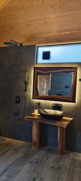 Wood Finished Washroom 
