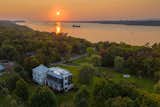 Domaine et vue sur le Fleuve St-Laurent