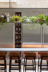 The bar seating area is perfect for casual dining or entertaining guests.