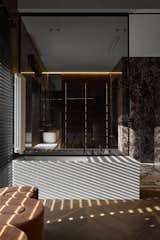 one of the bathrooms in the master block