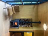 I welded the wood storage cabinet with 3/16 Brass sheet metal. 