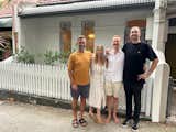 The Team - Dave (Dot Kom Carpentry), Elizabeth & Joss (Owners), Michael (Peach Furniture)