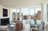 nights, 83, TS 1, 2025 by Alexandria Tarvier juxtaposed amongst sweeping panoramic Manhattan views 