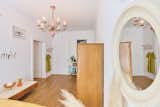 Designed for fluid movement, the bedroom can be accessed from both the living room and the corridor.