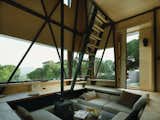 Cabin in Woods Interior Conversation Pit