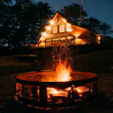 Cozy firepit retreat  
