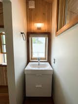 This is the sink in the upstairs half-bathroom.